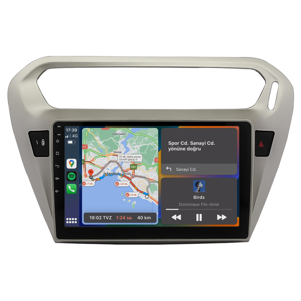 Peugeot 301 Android Multimedya Sistemi (2012-2024) CRV-4425XAA