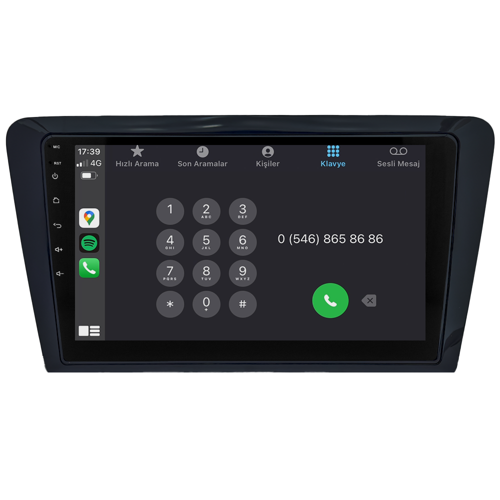 Skoda Rapid Android Multimedya Sistemi (2014-2018) CRV-4487XR