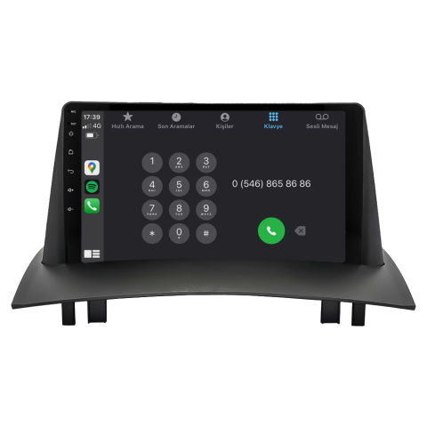 Renault Megane 2 Android Multimedya Sistemi (2004-2010) CRV-4444XAA