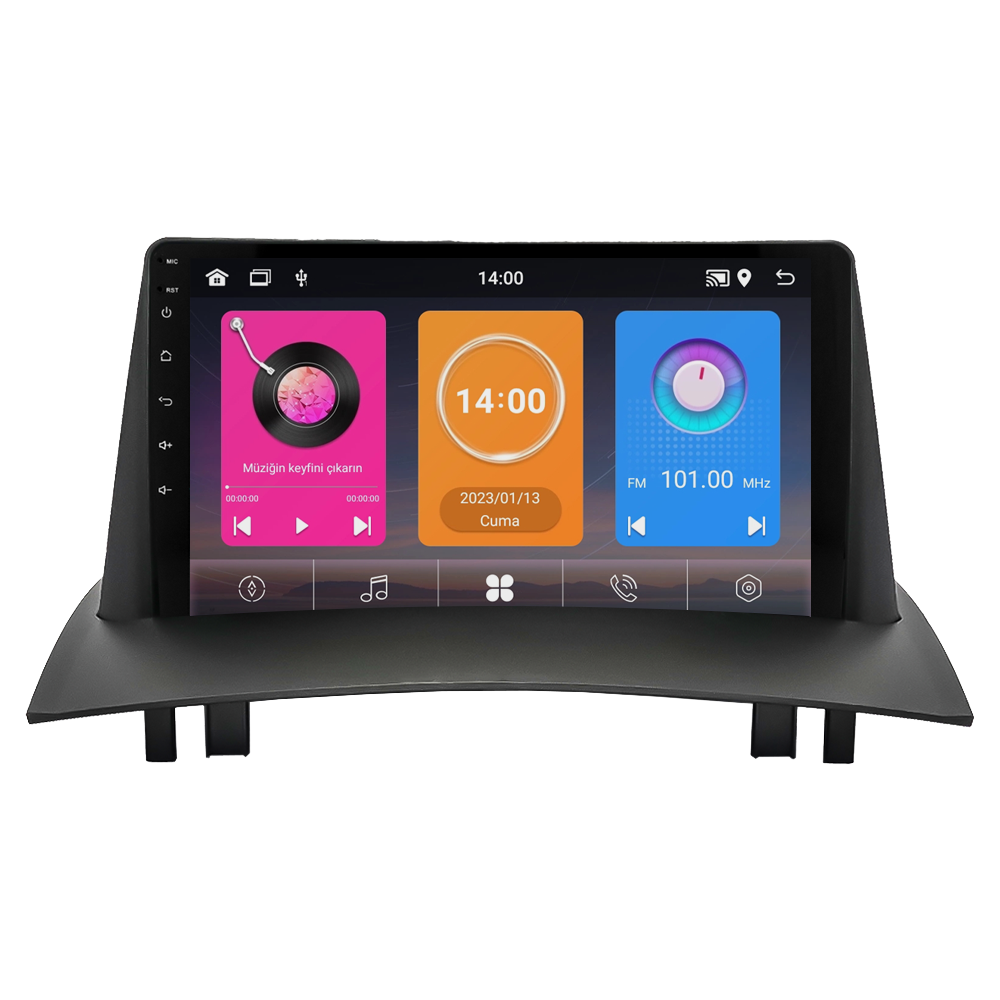 Renault Megane 2 Android Multimedya Sistemi (2004-2010) CRV-4444XAA
