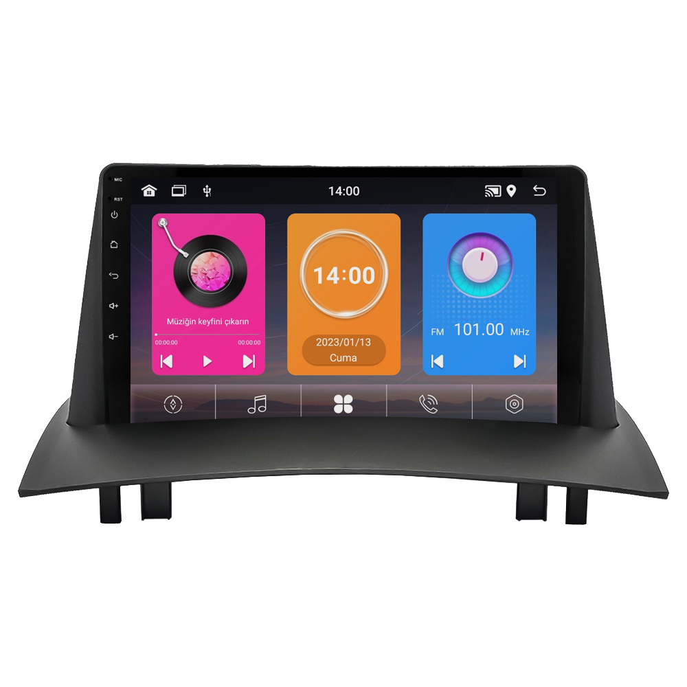 Renault Megane 2 Android Multimedya Sistemi (2004-2010) CRV-4444XAA