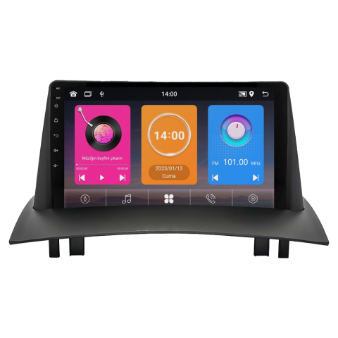 Renault Megane 2 Android Multimedya Sistemi (2004-2010) CRV-4444XAA