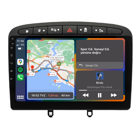 Peugeot 308 Android Multimedya Sistemi (2008-2013) CRV-4426XR
