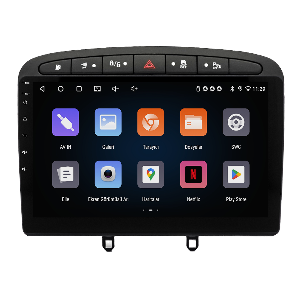 Peugeot 308 Android Multimedya Sistemi (2008-2013) CRV-4426XR