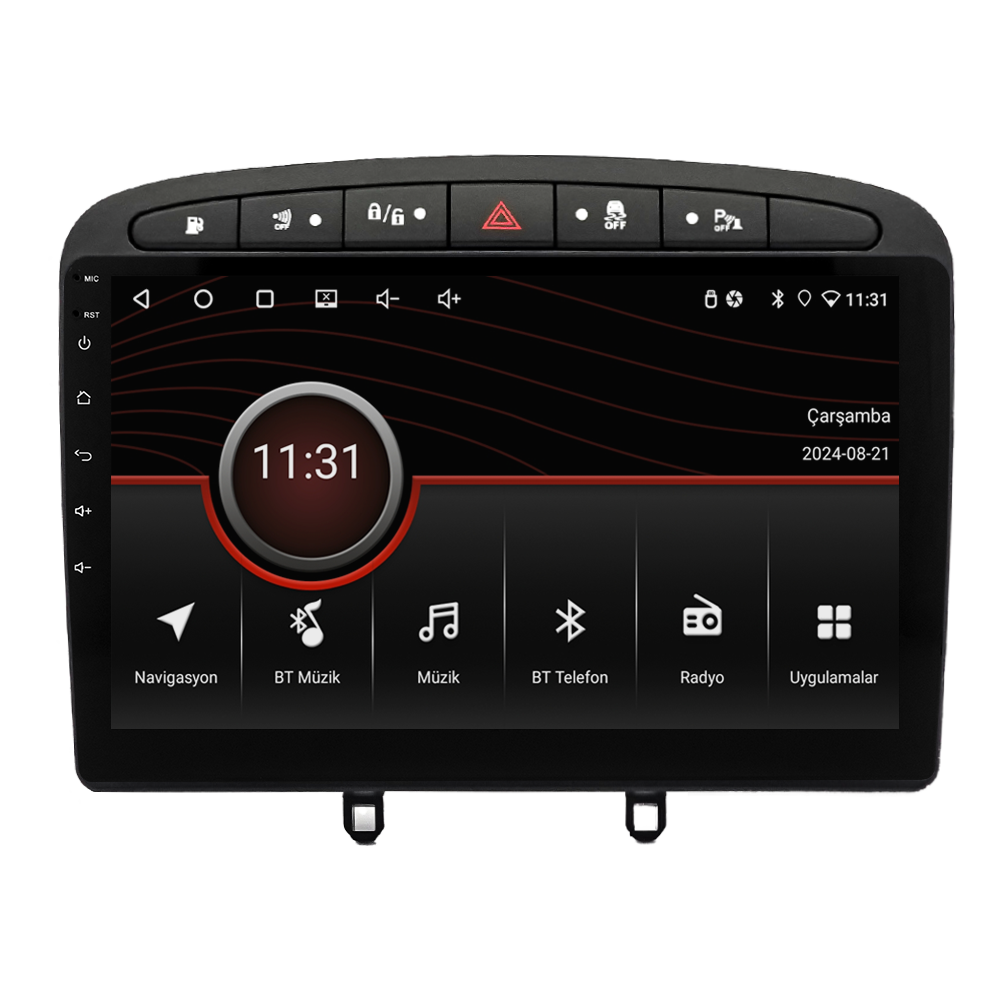 Peugeot 308 Android Multimedya Sistemi (2008-2013) CRV-4426XR