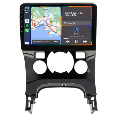 Peugeot 5008 Android Multimedya Sistemi (2009-2016) Dijital Klima
