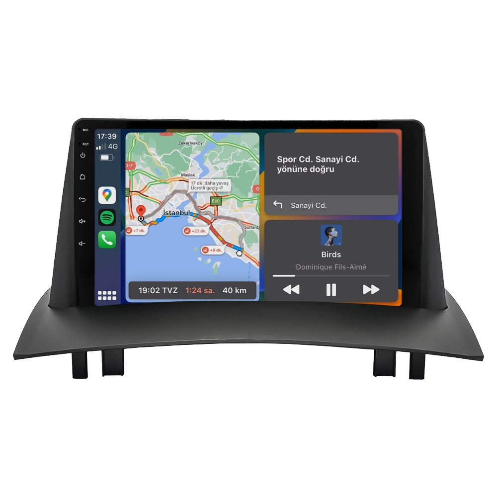 Renault Megane 2 Android Multimedya Sistemi (2004-2010) CRV-4444XR