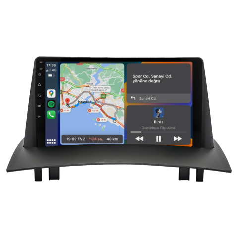 Renault Megane 2 Android Multimedya Sistemi (2004-2010) CRV-4444XR