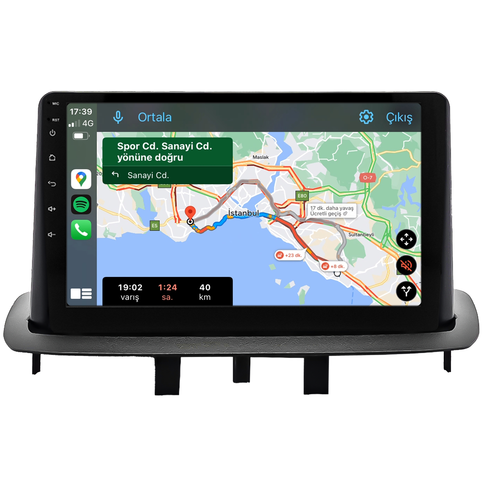Renault Fluence Android Multimedya Sistemi (2010-2015) CRV-4445XR