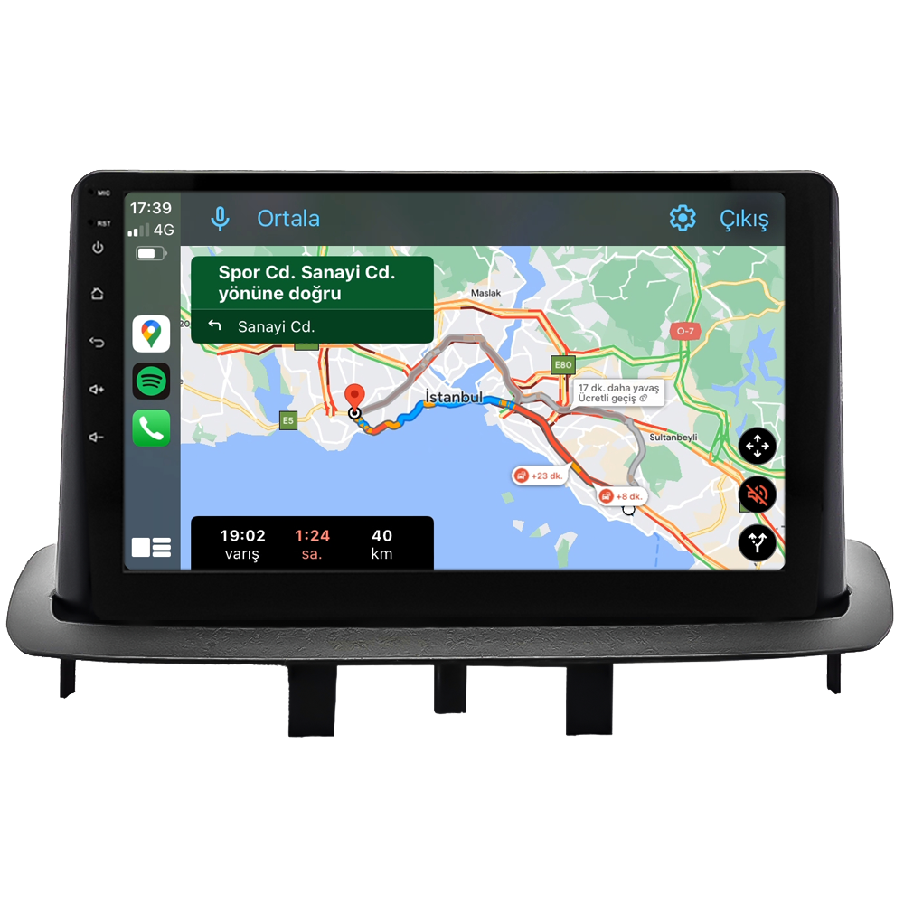 Renault Megane 3 Android Multimedya Sistemi (2010-2015) CRV-4445XR