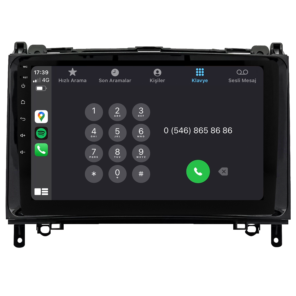 Mercedes A Serisi W169 Android Multimedya Sistemi (2006-2009) CRV-4340XAA