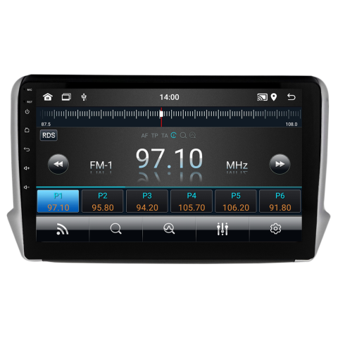 Peugeot 208 Android Multimedya Sistemi (2013-2021) CRV-4420XR