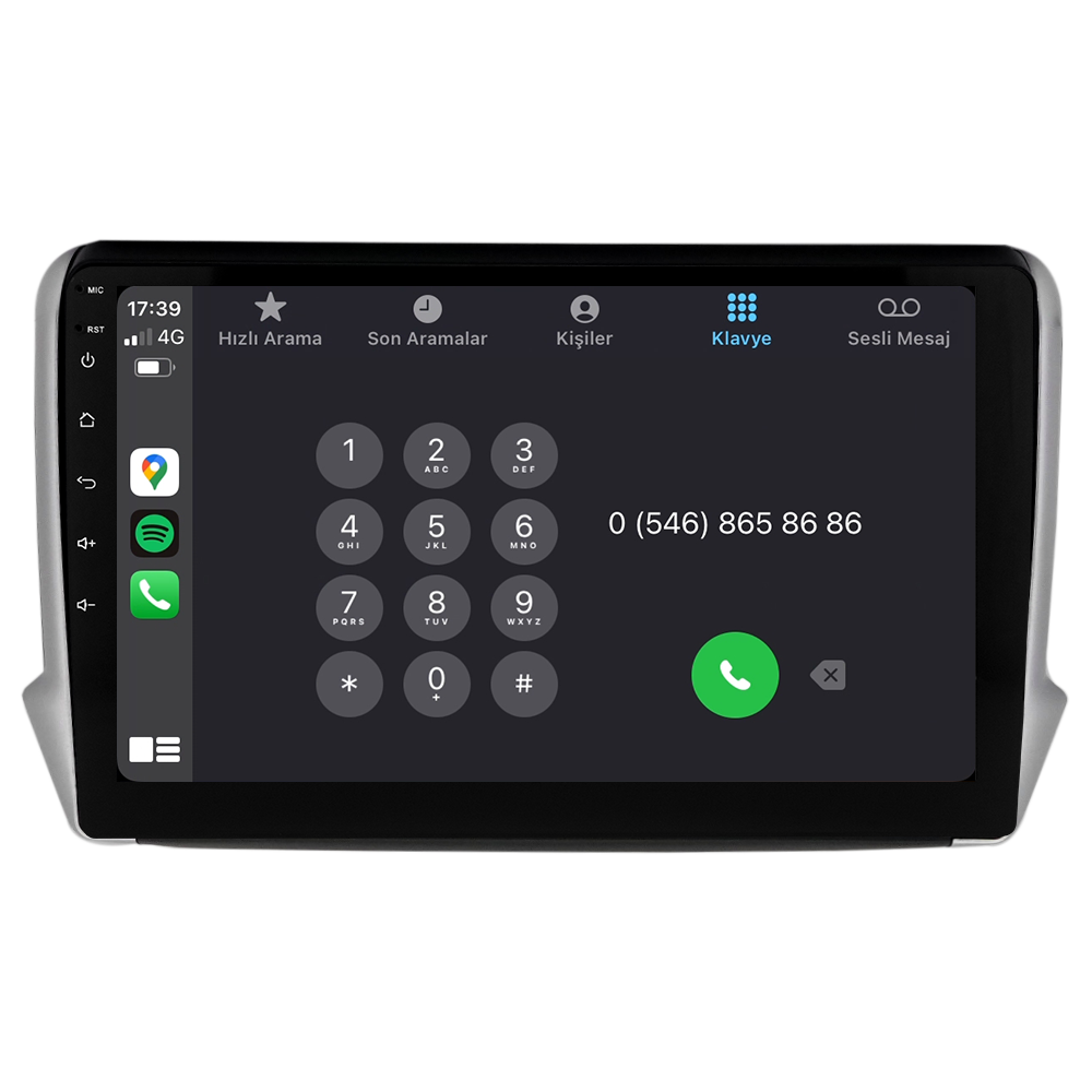 Peugeot 2008 Android Multimedya Sistemi (2013-2021) CRV-4420XR