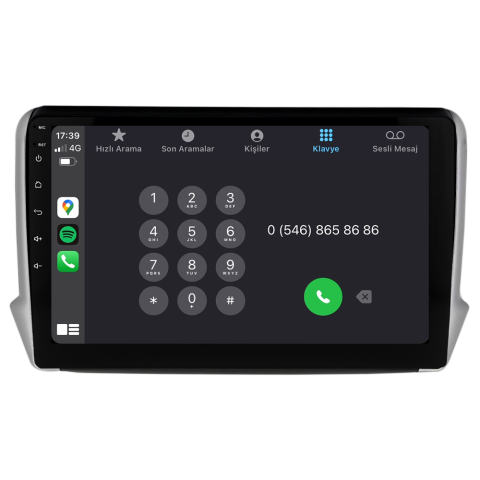 Peugeot 2008 Android Multimedya Sistemi (2013-2021) CRV-4420XR