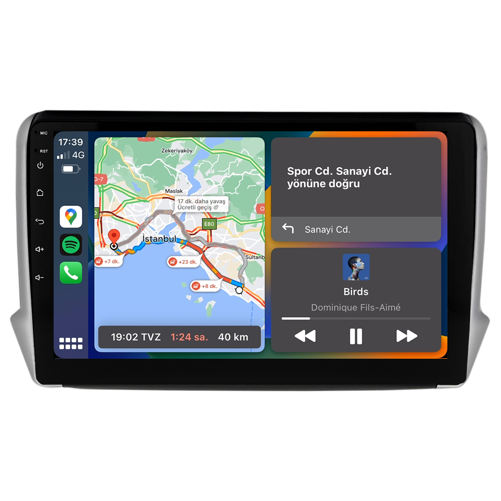 Peugeot 2008 Android Multimedya Sistemi (2013-2021) CRV-4420XR