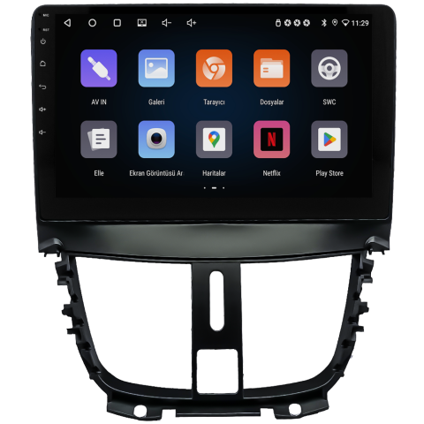 Peugeot 207 Android Multimedya Sistemi (2006-2012) CRV-4421XR