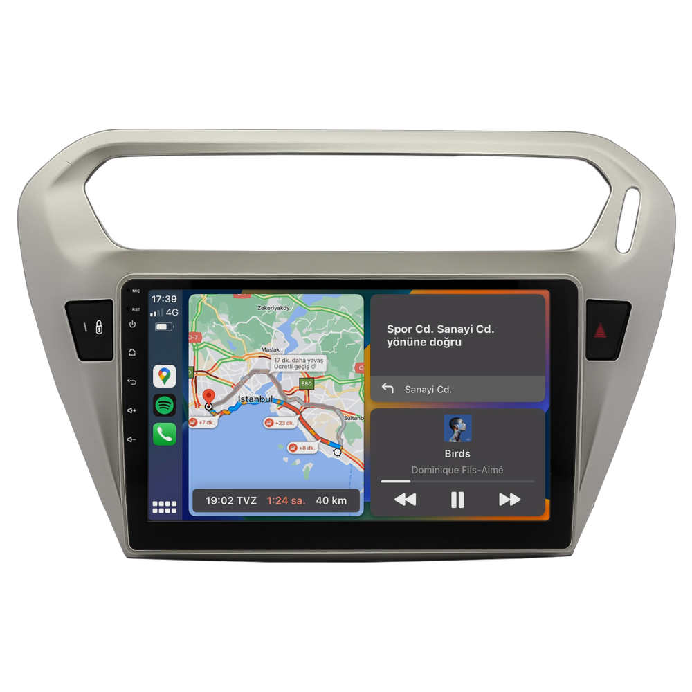 Peugeot 301 Android Multimedya Sistemi (2012-2024) CRV-4425XR