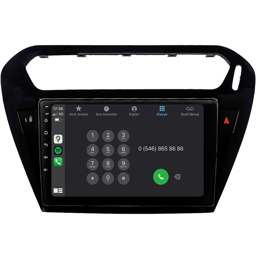 Peugeot 301 Android Multimedya Sistemi (2012-2024) CRV-4425XR