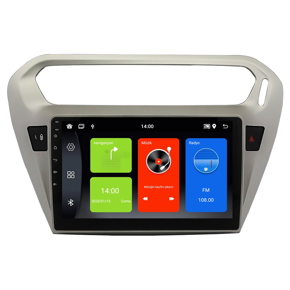 Citroen C-Elysee Android Multimedya Sistemi (2012-2024)
