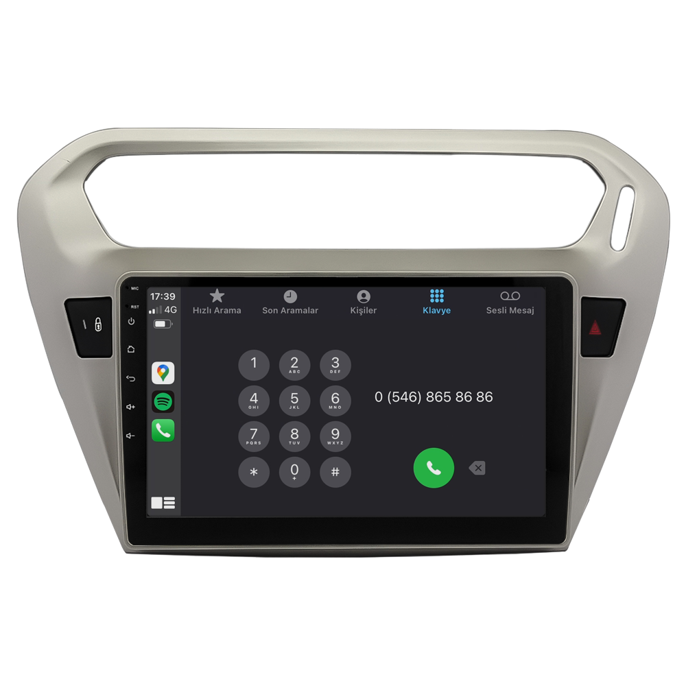 Citroen C-Elysee Android Multimedya Sistemi (2012-2024)