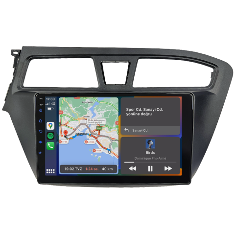 Hyundai i20 Android Multimedya Sistemi (2015-2017) CRV-4264XAA