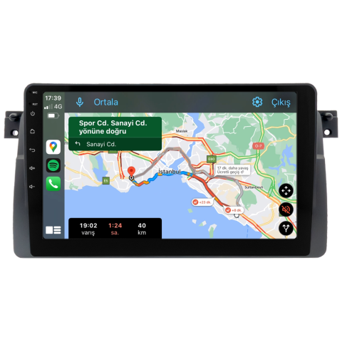 BMW 3 Serisi E46 Android Multimedya Sistemi (1997-2005)