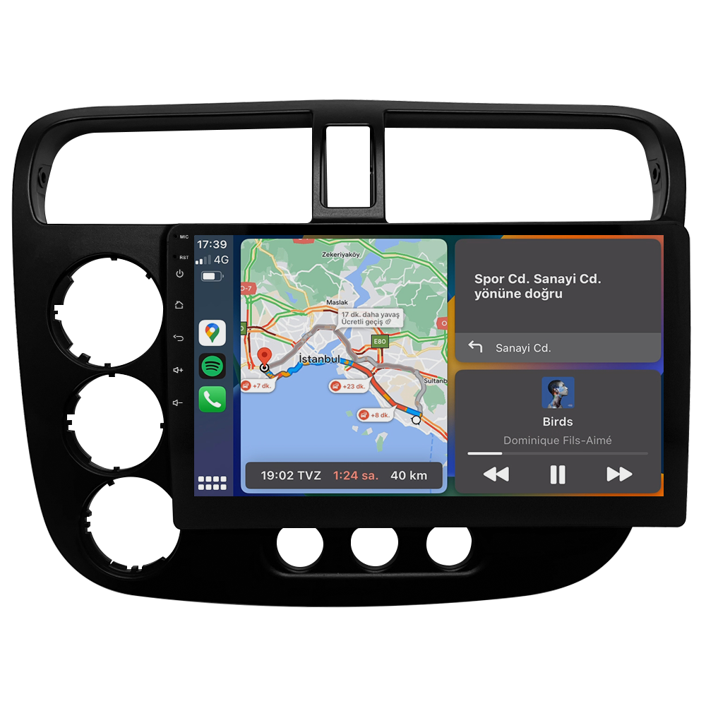 Honda Civic VTEC 2 Android Multimedya Sistemi CRV-4792X