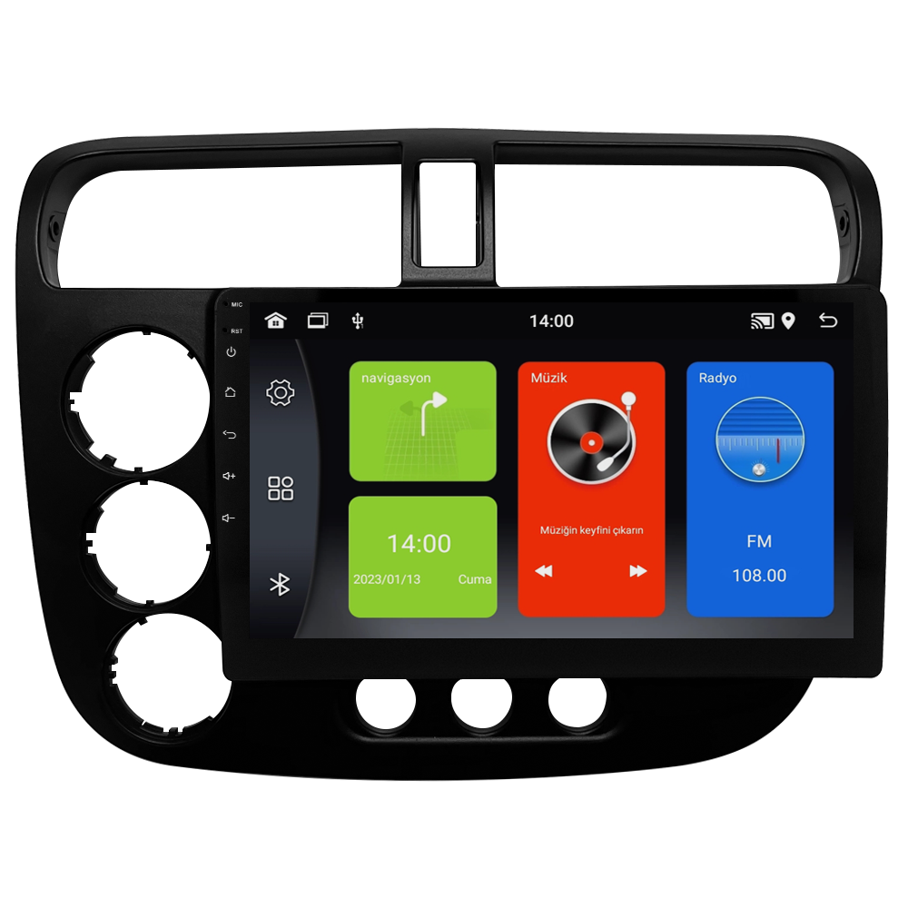Honda Civic VTEC 2 Android Multimedya Sistemi CRV-4792XDA