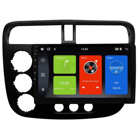 Honda Civic VTEC 2 Android Multimedya Sistemi CRV-4792XDA