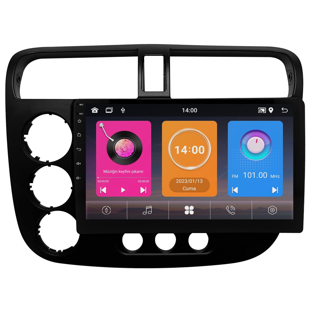 Honda Civic VTEC 2 Android Multimedya Sistemi CRV-4792XAA