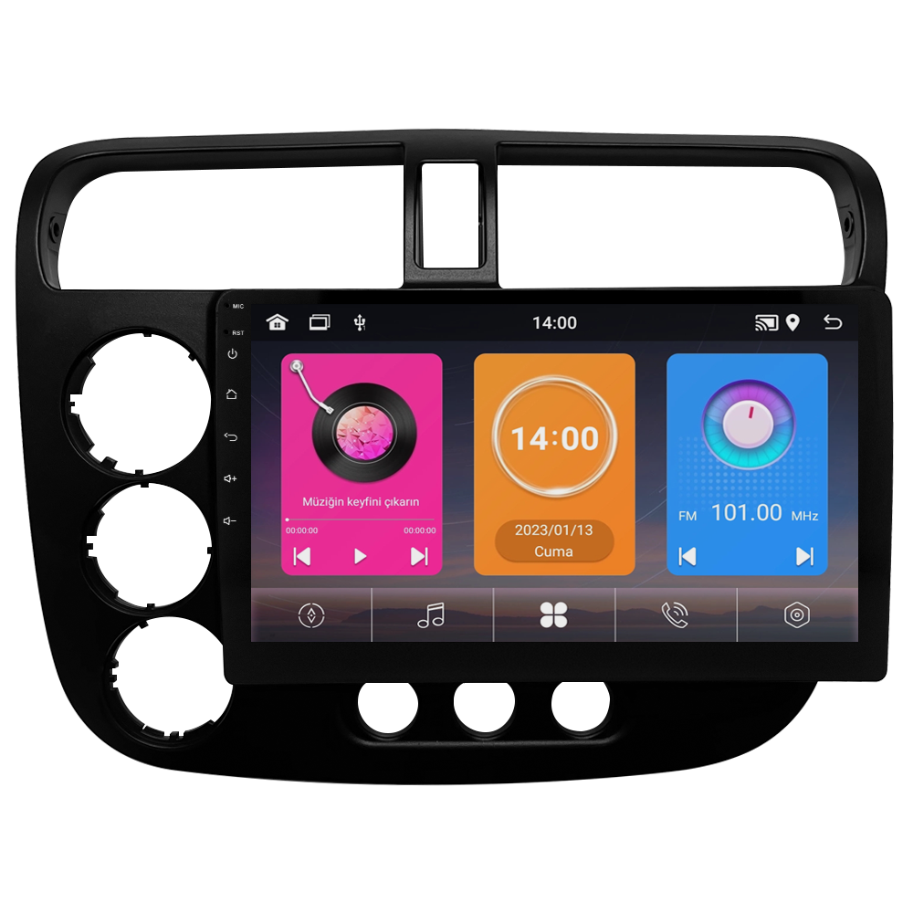 Honda Civic VTEC 2 Android Multimedya Sistemi CRV-4792XAA