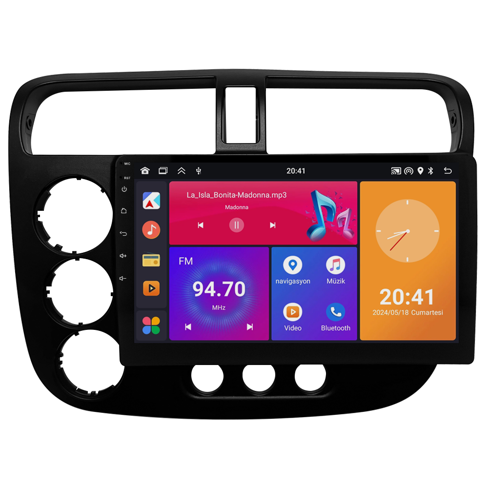 Honda Civic VTEC 2 Android Multimedya Sistemi CRV4792XP