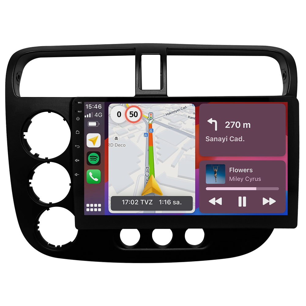 Honda Civic VTEC 2 Android Multimedya Sistemi (2002-2006) CRV4792XP