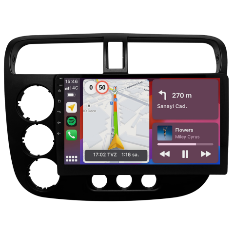 Honda Civic VTEC 2 Android Multimedya Sistemi CRV4792XP