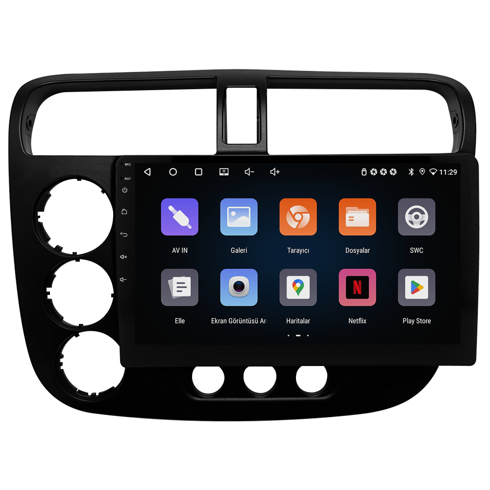 Honda Civic VTEC 2 Android Multimedya Sistemi CRV-4792XR