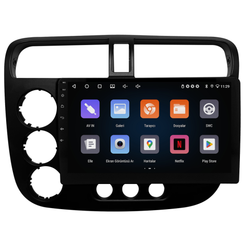 Honda Civic VTEC 2 Android Multimedya Sistemi CRV-4792XR