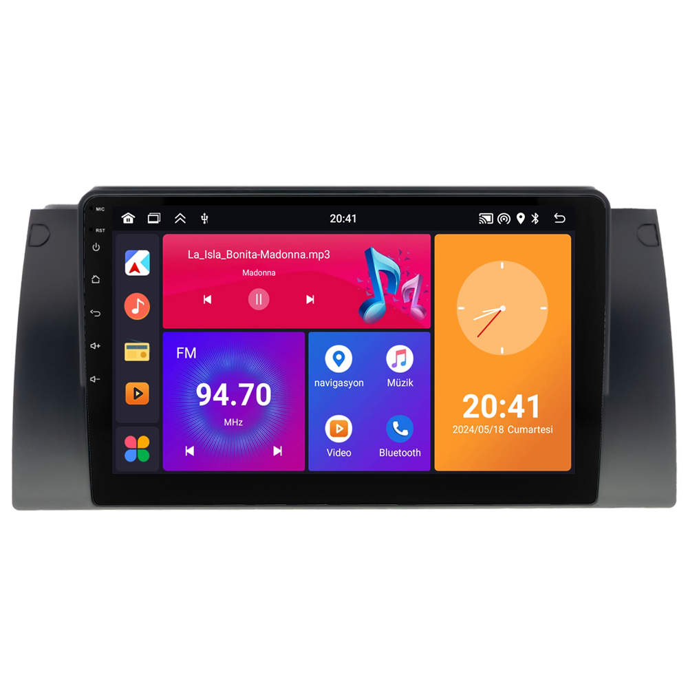 BMW 5 Serisi E39 Android Multimedya Sistemi (1996-2004) CRV4031XP