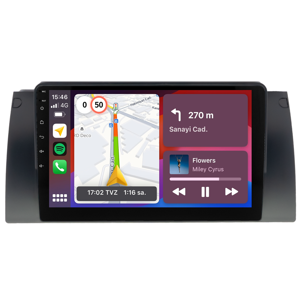 BMW 5 Serisi E39 Android Multimedya Sistemi (1996-2004) CRV4031XP