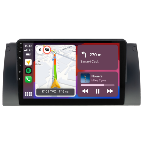 BMW 5 Serisi E39 Android Multimedya Sistemi (1996-2004) CRV4031XP