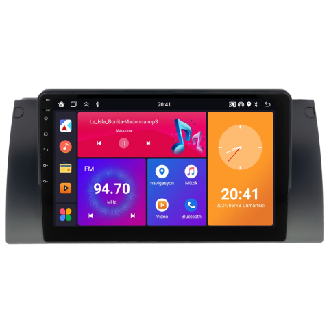 BMW 5 Serisi E39 Android Multimedya Sistemi (1996-2004) CRV4031XP