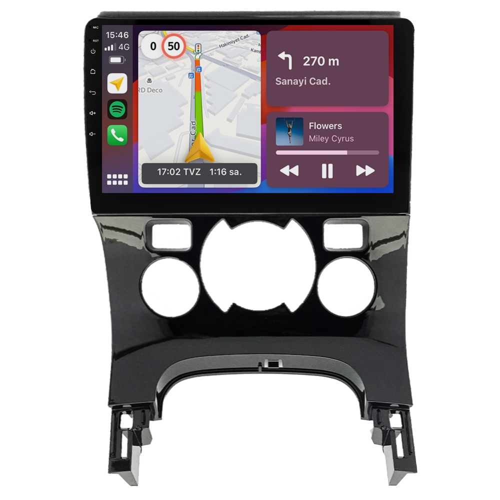 Peugeot 5008 Android Multimedya Sistemi (2009-2016) Dijital Klima