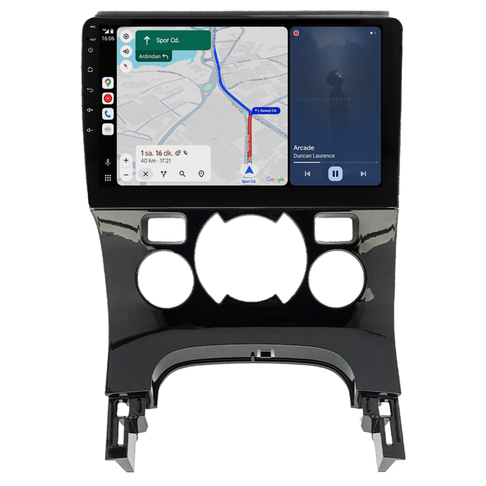 Peugeot 5008 Android Multimedya Sistemi (2009-2016) Dijital Klima