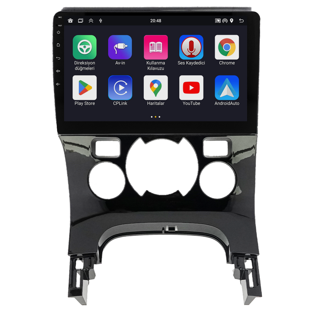 Peugeot 5008 Android Multimedya Sistemi (2009-2016) Dijital Klima