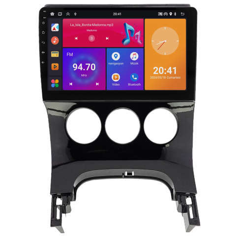 Peugeot 3008 Android Multimedya Sistemi (2009-2016) Manuel Klima