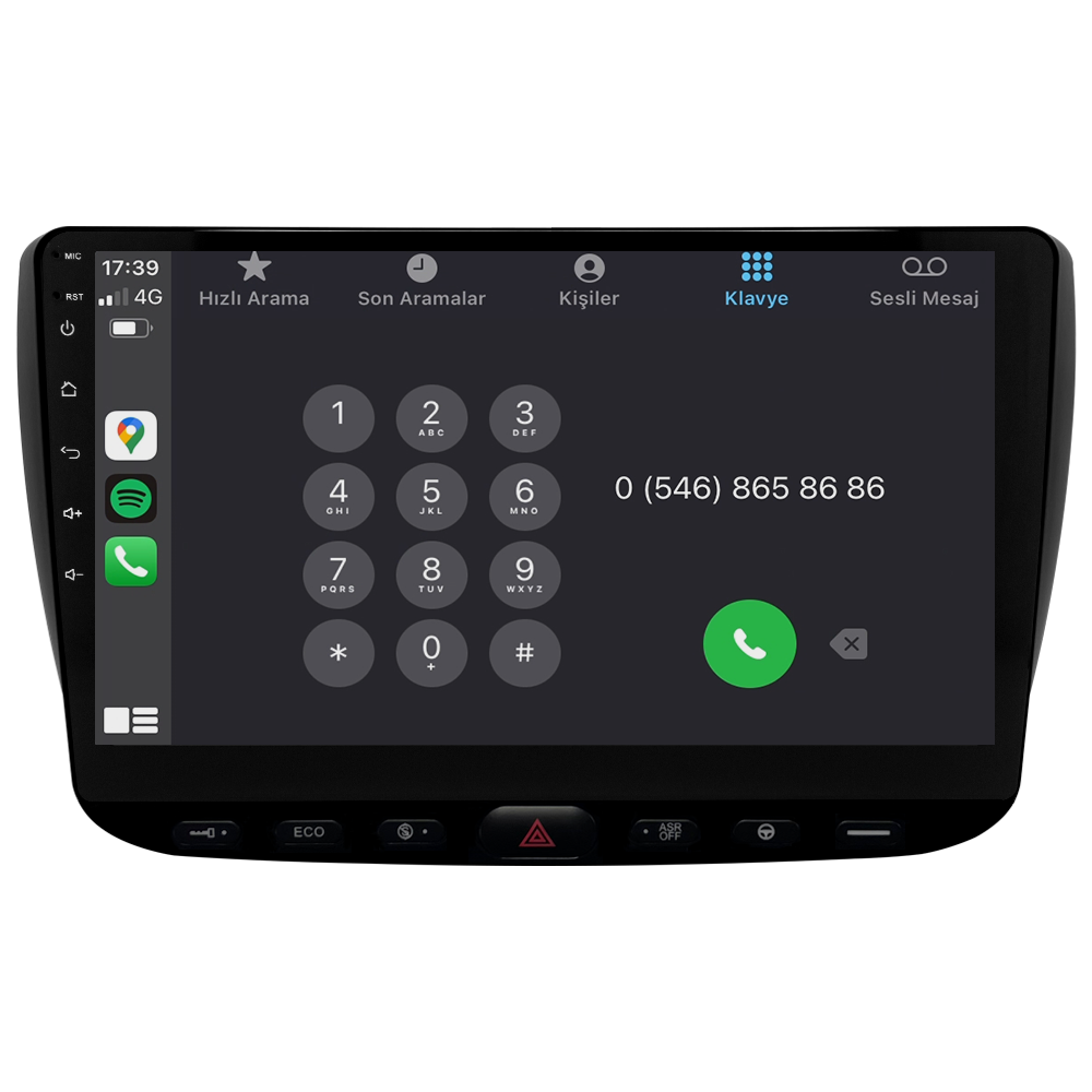 Fiat Linea Urban Android Multimedya Sistemi (2012-2018) CRV-4105XD