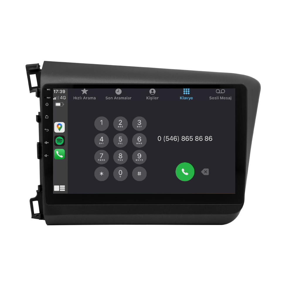Honda Civic FB7 Android Multimedya Sistemi (2012-2016)