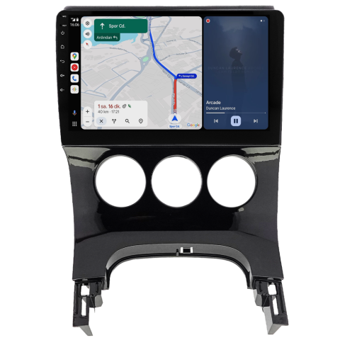 Peugeot 5008 Android Multimedya Sistemi (2009-2016) Manuel Klima