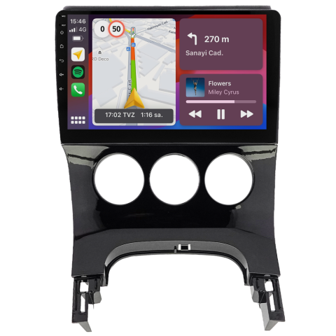 Peugeot 5008 Android Multimedya Sistemi (2009-2016) Manuel Klima