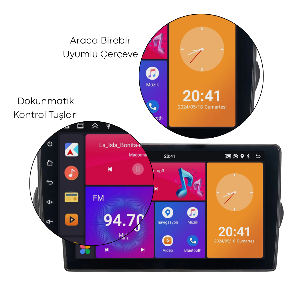 Fiat Egea Android Multimedya Sistemi (2015-2025) CRV4101XP