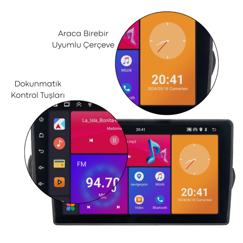 Fiat Egea Android Multimedya Sistemi (2015-2025) CRV4101XP